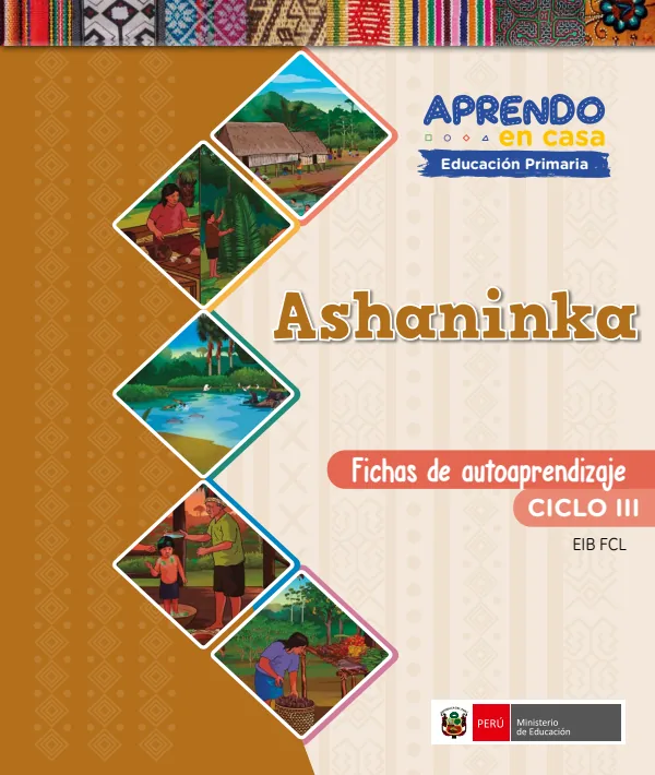 Asháninka - Fichas de autoaprendizaje Mamaru del III Ciclo (1.er y 2.) de Primaria (MINEDU) PDF 1 Portada de Asháninka - Fichas de autoaprendizaje Mamaru del III Ciclo (1.er y 2.) de Primaria - MINEDU
