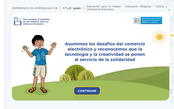 Asumimos los desafíos del comercio electrónico y reconocemos que la tecnología y la creatividad se ponen al servicio de la solidaridad (MINEDU) PDF 1 Portada de Asumimos los desafíos del comercio electrónico y reconocemos que la tecnología - 2.º grado de Secundaria - MINEDU
