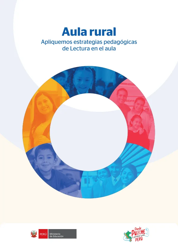 Aula rural: apliquemos estrategias pedagógicas de lectura en el aula (MINEDU) PDF 1 Portada de Aula rural: apliquemos estrategias pedagógicas de lectura en el aula - Guías docentes - MINEDU