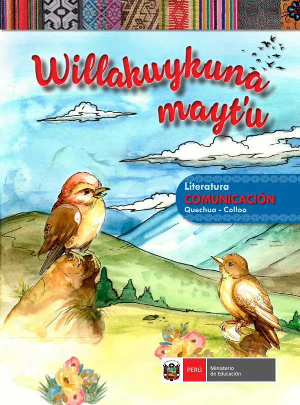 Biblioteca Quechua Collao - literatura quechua collao (MINEDU) PDF 1 Portada de Biblioteca Quechua Collao - literatura quechua collao - Educación Intercultural Bilingüe (EIB) - MINEDU