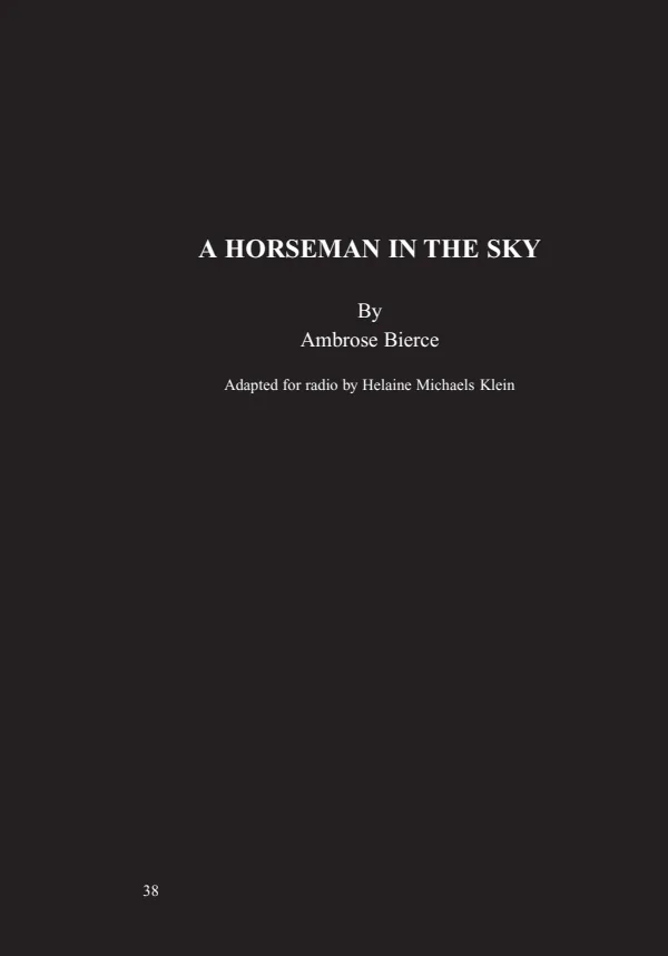 Design For Drama: Short plays: A horseman in the sky, Adapted for radio, Learning English (MINEDU) PDF 1 Portada de Design For Drama: Short plays: A horseman in the sky, Adapted for radio, Learning - 5.º grado de Secundaria - MINEDU