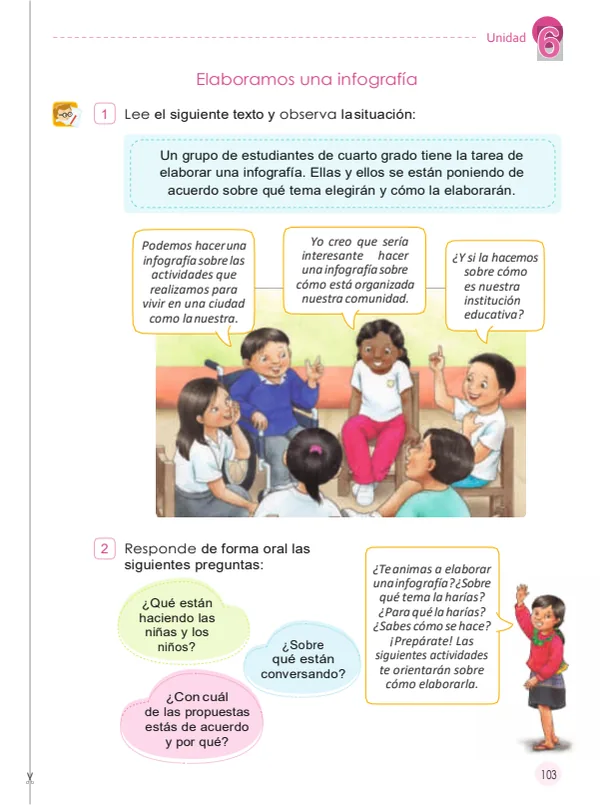 Elaboramos una infografía, semana 3. Unidad 6: V Ciclo - Amazónico - Primaria (MINEDU) PDF 1 Portada de Elaboramos una infografía, semana 3. Unidad 6: V Ciclo - Amazónico - Primaria - MINEDU