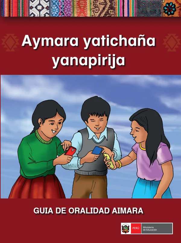 Guía de oralidad Aimara - Educación Inicial (MINEDU) PDF 1 Portada de Guía de oralidad Aimara - Educación Inicial - MINEDU