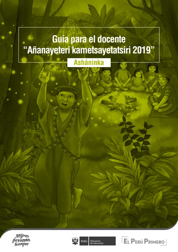 Guia para el docente ashaninka 2019 (Mis lecturas favoritas en ashaninka) (PDF) 1 Portada de Guia para el docente ashaninka 2019 (Mis lecturas favoritas en ashaninka) - Evaluaciones UMC (ECE y ENLA) - MINEDU