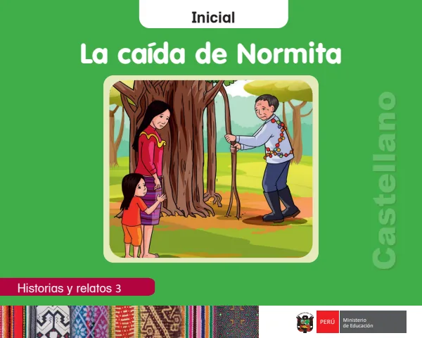 La caída de Normita - inicial - Castellano (MINEDU) PDF 1 Portada de La caída de Normita - inicial - Castellano - MINEDU