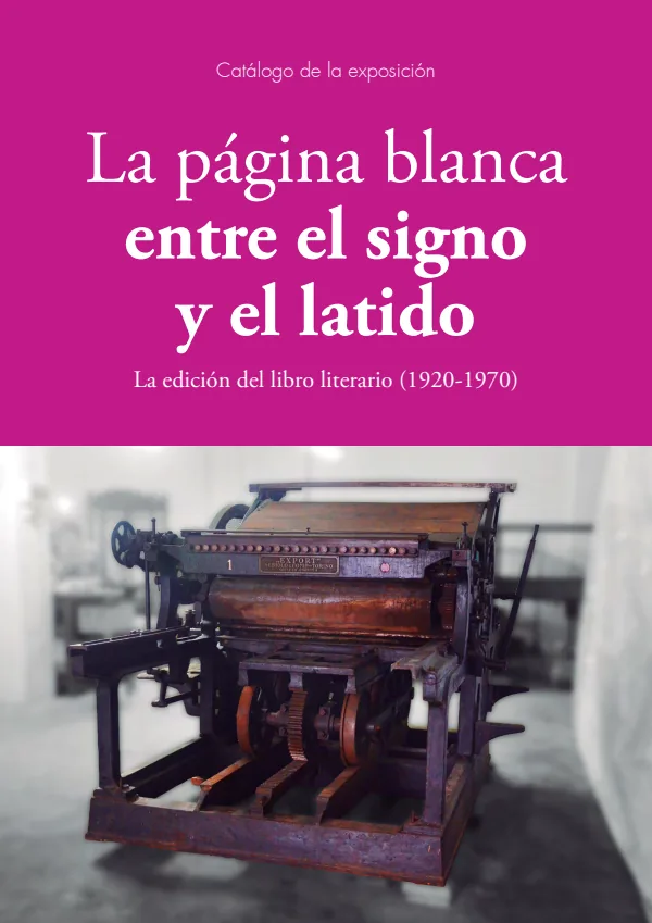 La página blanca entre el signo y el latido. Catálogo de la exposición - Secundaria (MINEDU) PDF 1 Portada de La página blanca entre el signo y el latido. Catálogo de la exposición - Secundaria - MINEDU