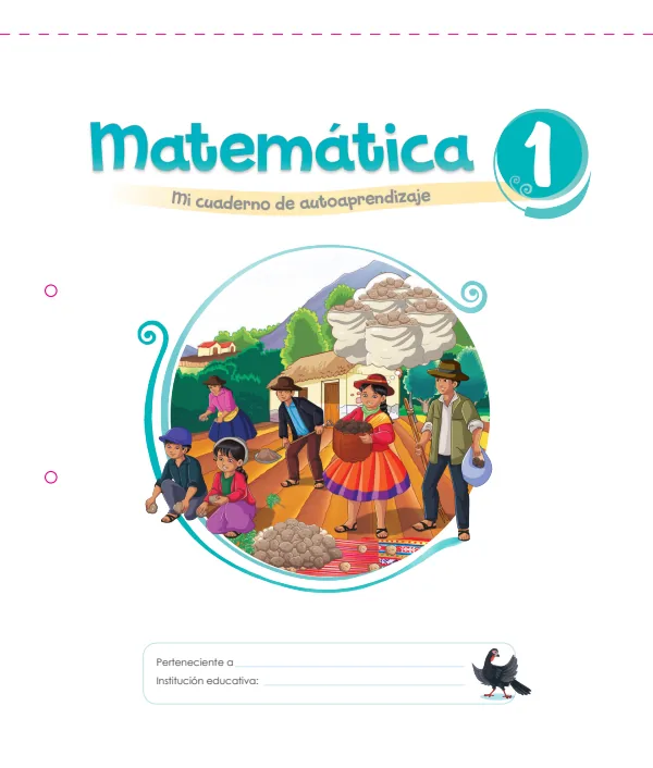 Matemática 1: Mi cuaderno de autoaprendizaje - 1.° grado de Primaria (MINEDU) PDF 1 Portada de Matemática 1: Mi cuaderno de autoaprendizaje - 1.° grado de Primaria - MINEDU