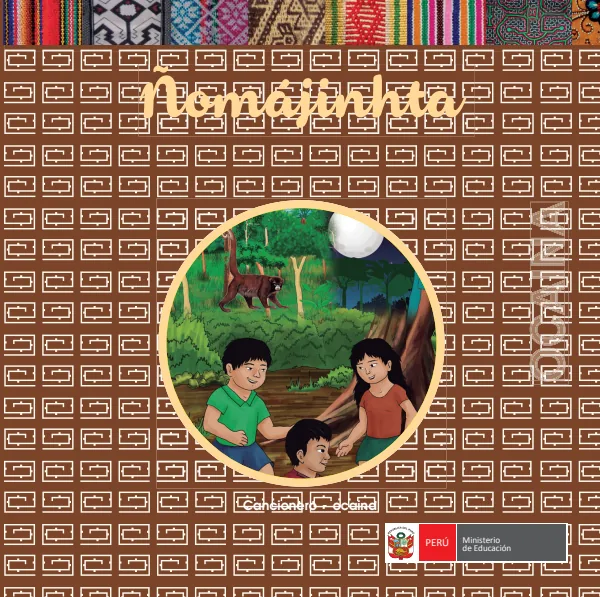 Ñomájinhta = Cancionero - Ocaina - Primaria (MINEDU) PDF 1 Portada de Ñomájinhta = Cancionero - Ocaina - Primaria - MINEDU