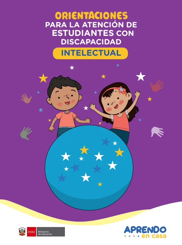Orientaciones para la atención de estudiantes con discapacidad intelectual - Educación Inicial (MINEDU) PDF 1 Portada de Orientaciones para la atención de estudiantes con discapacidad intelectual - Educación - Educación Básica Especial (EBE) - MINEDU