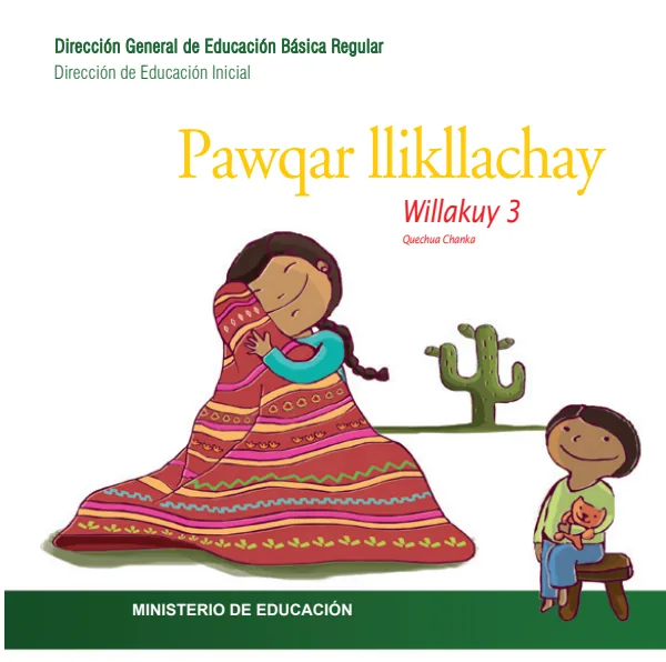 Pawqar llikllachay - Mi mantita linda - Educación Inicial (MINEDU) PDF 1 Portada de Pawqar llikllachay - Mi mantita linda - Educación Inicial - MINEDU