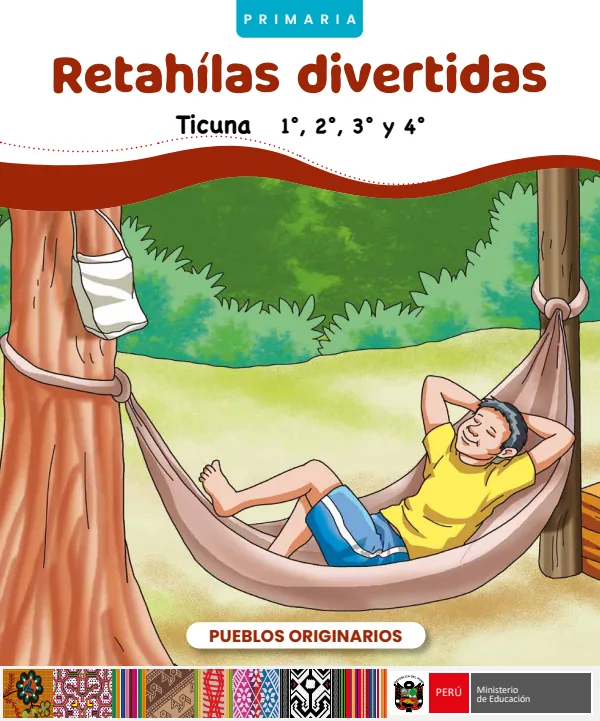 Retahílas divertidas - Primaria - Ticuna (MINEDU) PDF 1 Portada de Retahílas divertidas - Primaria - Ticuna - MINEDU