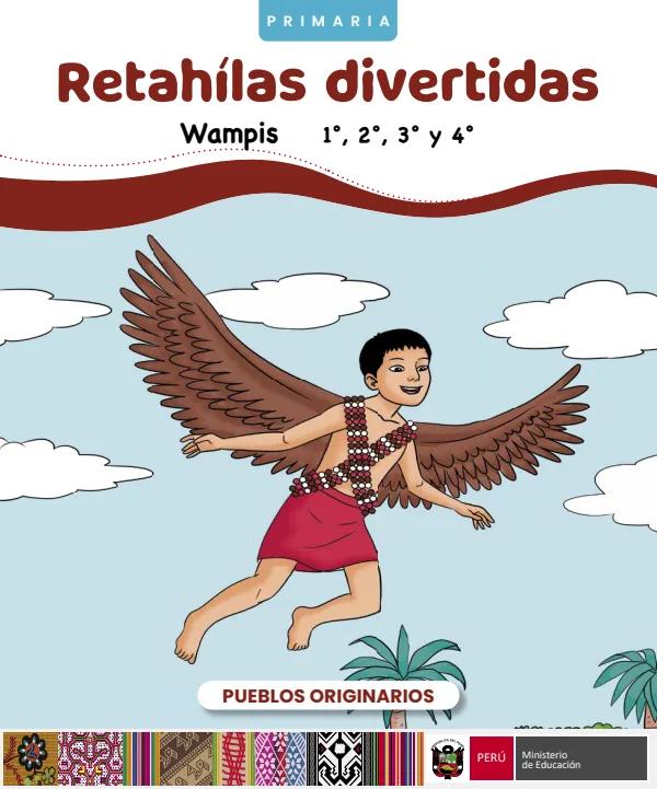 Retahílas divertidas - Primaria - Wampis (MINEDU) PDF 1 Portada de Retahílas divertidas - Primaria - Wampis - MINEDU