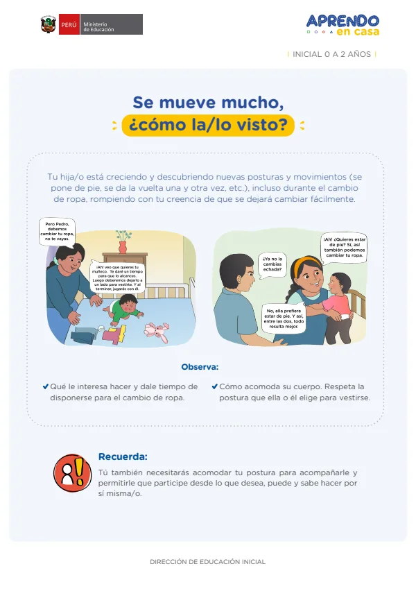 Se mueve mucho, ¿cómo la/o visto? - Inicial 0 a 2 años (MINEDU) PDF 1 Portada de Se mueve mucho, ¿cómo la/o visto? - Inicial 0 a 2 años - MINEDU