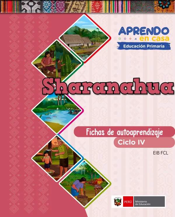 Sharanahua - Fichas de autoaprendizaje Mamaru del IV Ciclo (3.er) de Primaria (MINEDU) PDF 1 Portada de Sharanahua - Fichas de autoaprendizaje Mamaru del IV Ciclo (3.er) de Primaria - MINEDU