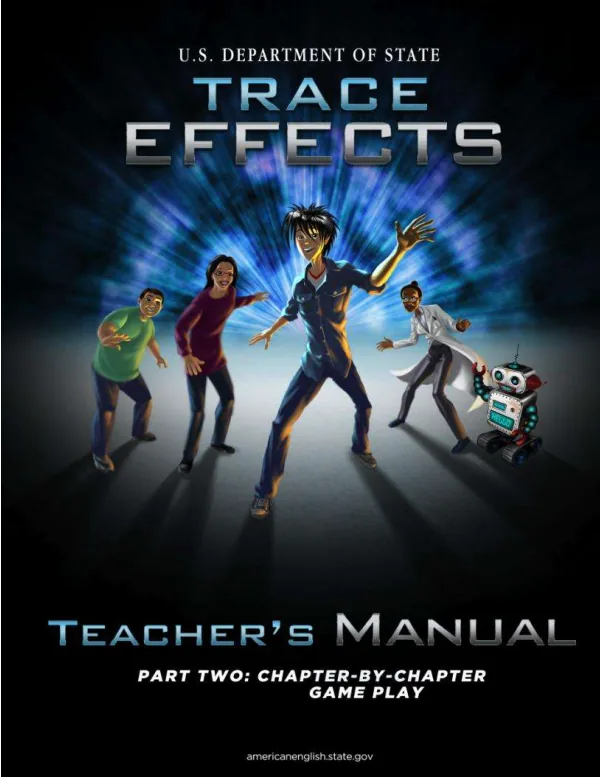Trace effects, chapter 01: helping chef Mark. Teacher's manual (PDF) 1 Portada de Trace effects, chapter 01: helping chef Mark. Teacher's manual (MINEDU)