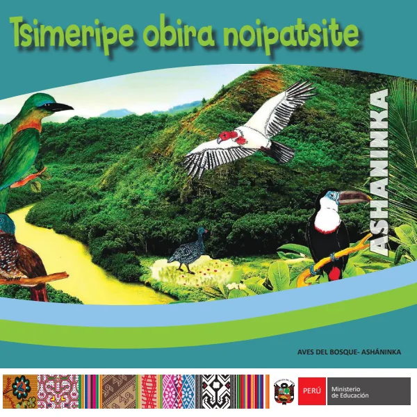 Tsimeripe obira noipatsite - Ashaninka: Aves del Bosque - Primaria - Ashaninka (MINEDU) PDF 1 Portada de Tsimeripe obira noipatsite - Ashaninka: Aves del Bosque - Primaria - Ashaninka - MINEDU