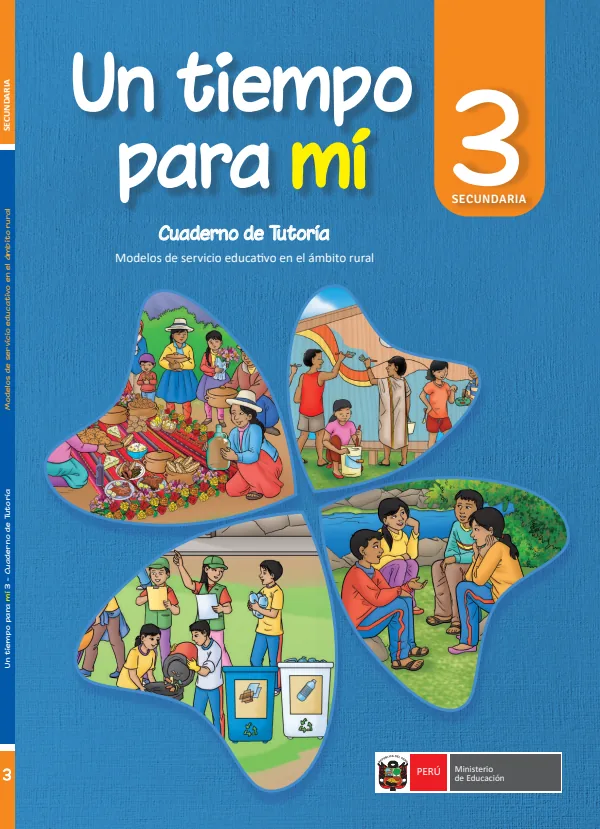 Un tiempo para mí 3: Cuaderno de Tutoría - 3.° grado de Secundaria (MINEDU) PDF 1 Portada de Un tiempo para mí 3: Cuaderno de Tutoría - 3.° grado de Secundaria - MINEDU